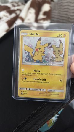 Pikachu SM162 Black Star Promo