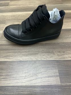 Rick Owens black sneakers