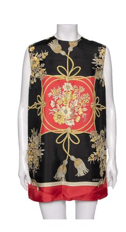 Brand NEW AUTHENTIC with Tags GUCCI TUNIC SATIN  SZ 42