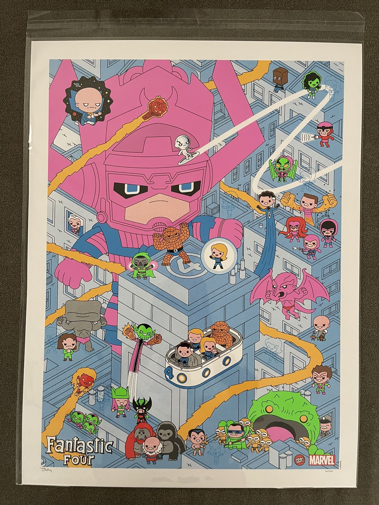 SDCC 2025 100% Soft Fantastic Four Print 66/200