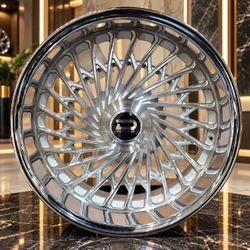 🔥 24x10 6x139.7 / 6x135 DAZZ D101 SEVILLE GLOSS SILVER WHEELS 🔥