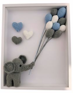 3D crochet frames