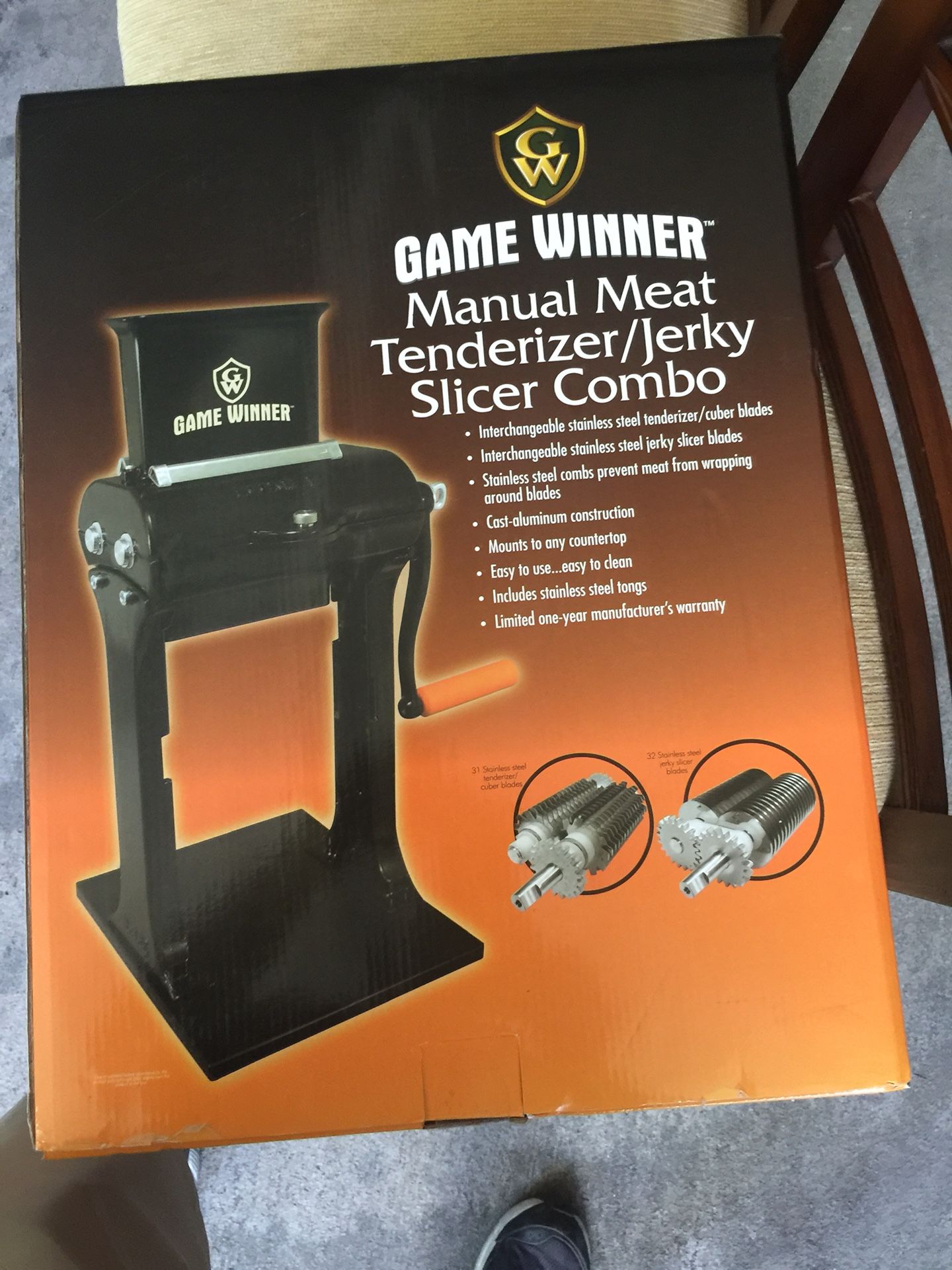 Game winner meat tenderizer and jerky slicer new in boxgreat hunters item for Sale in Austin, TX