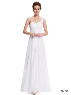 NEW EVER PRETTY WHITE FORMAL DRESS WEDDING DRESS SIZES 4 & 6