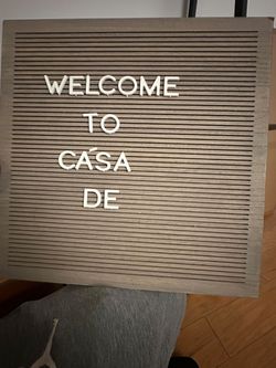 Wooden Letter Board / Message Board – Home Decor