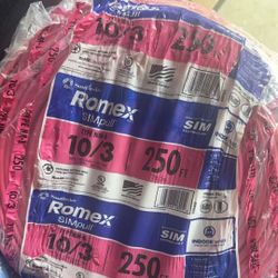Romex 10/3 250ft $ 260