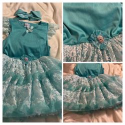 Disney Frozen Elsa Girls Costume Dress