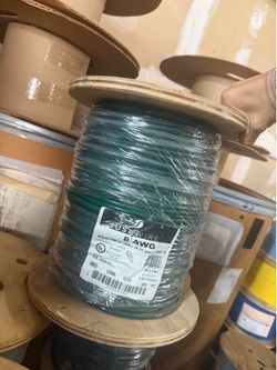 MTW THHN 8 AWG STR GREEN WIRE