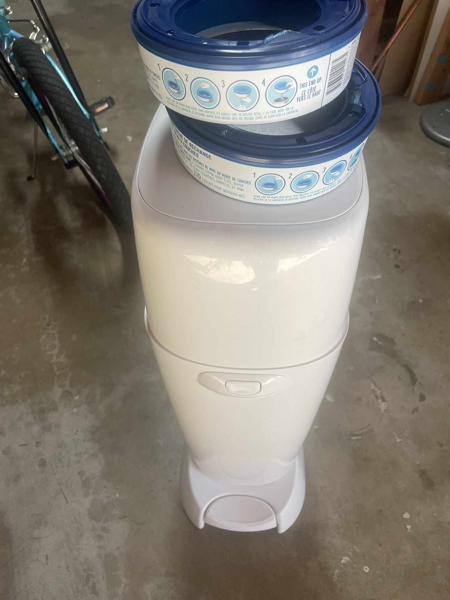 Diaper Pail, Diaper Genie
