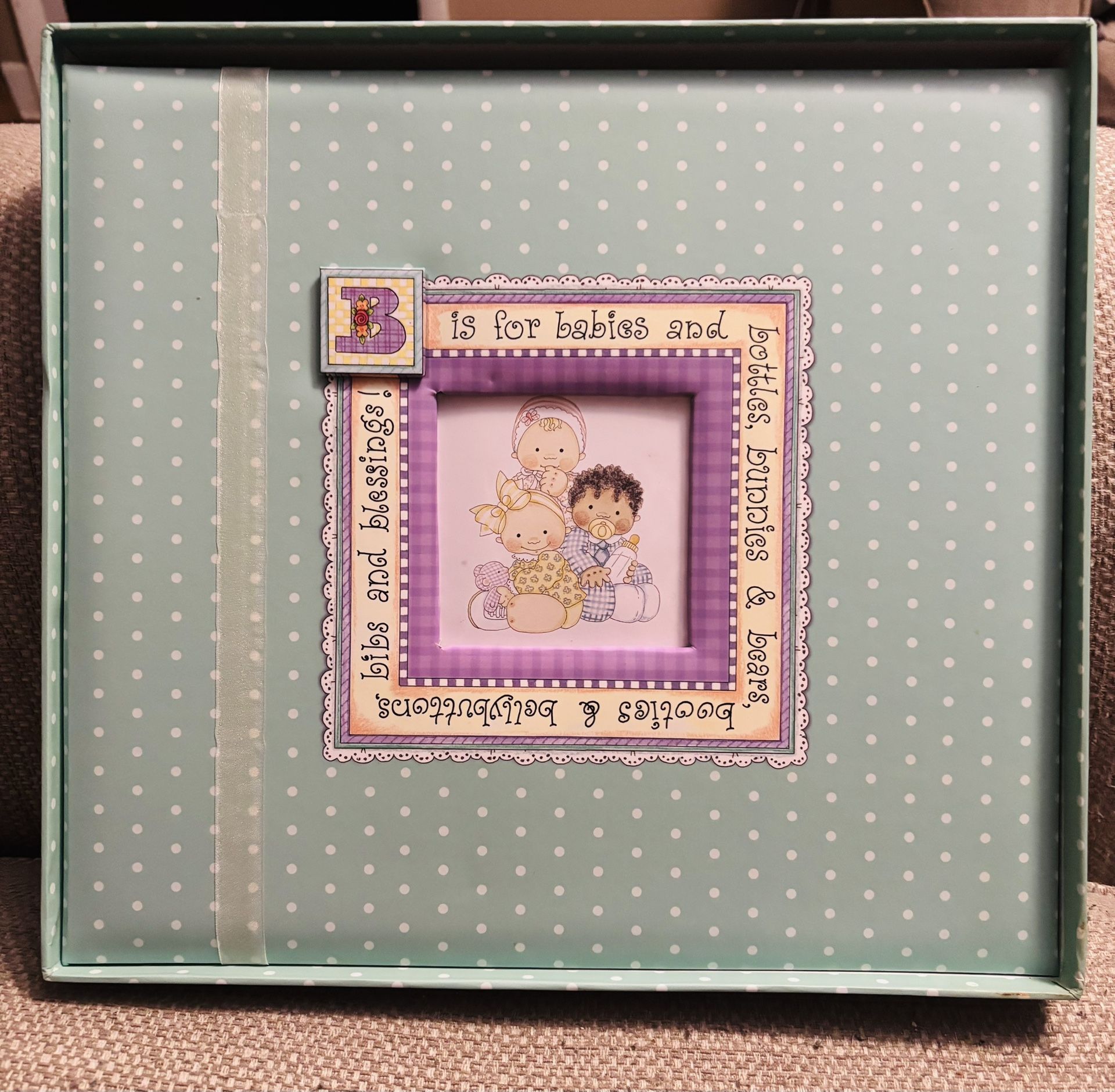 Large Baby Keepsake Scrapbook Keepsake Kit w/ Extras