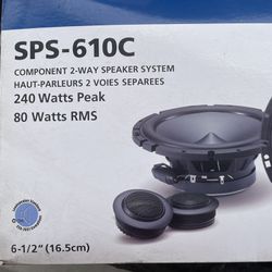 ALPINE- SPS-610C 6.5” Component Speaker