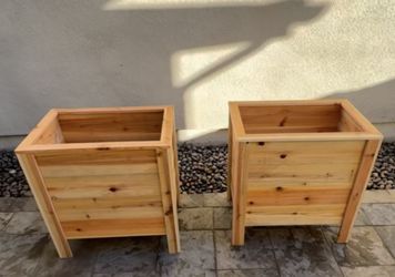 Wood Planters