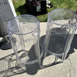 Clear Barstools 