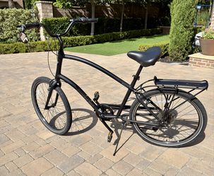 Electra Townie Men's Bycicle, Black with add-ons, 7 gears