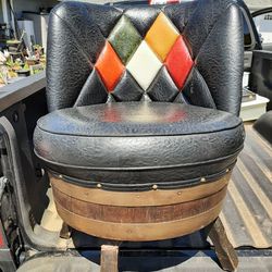 Vintage Barrel Chair $125