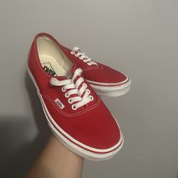 Women’s Red Vans 