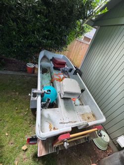 Boat and trailer