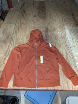 Time & Tru Zip-Up Hoodie  Woman Size L 12-14
