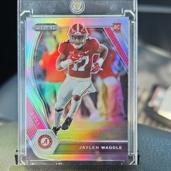 Panini 2021 Prizm Draft Picks Prizm Jaylen Waddle Rookie Alabama #103