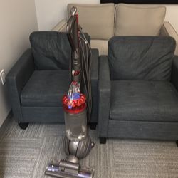 Free love seat two chairs and Dyson vacuum must pick up now