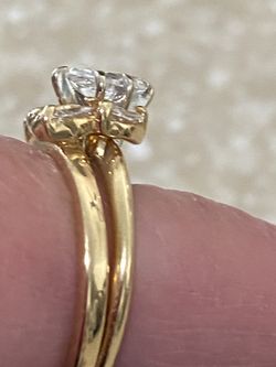 Unique Bridal Set diamond ring