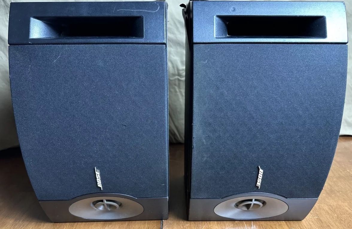 Bose 201 Series V Direct Reflecting Black Bookshelf Speakers Matching Pair L & R