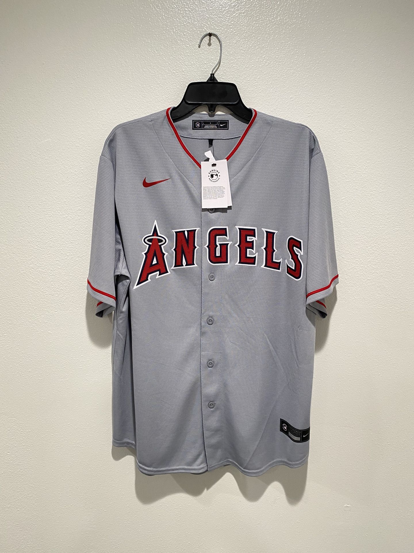 Nike LA Angels Trout Jersey Size Large Men