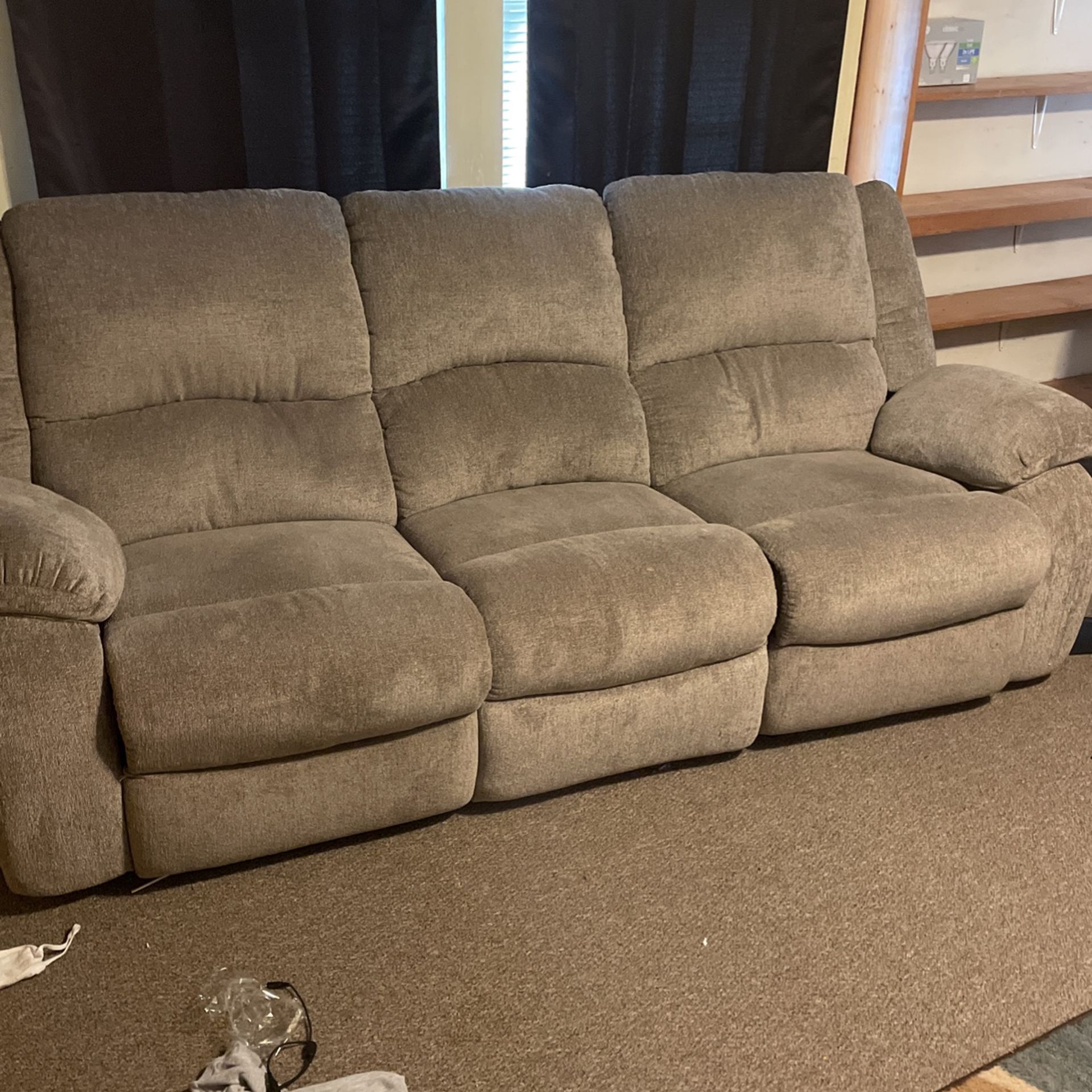 Reclining Couch And Rocker Chair