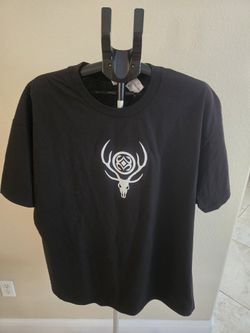 American Apparel Men's Black Tshirt. XXL