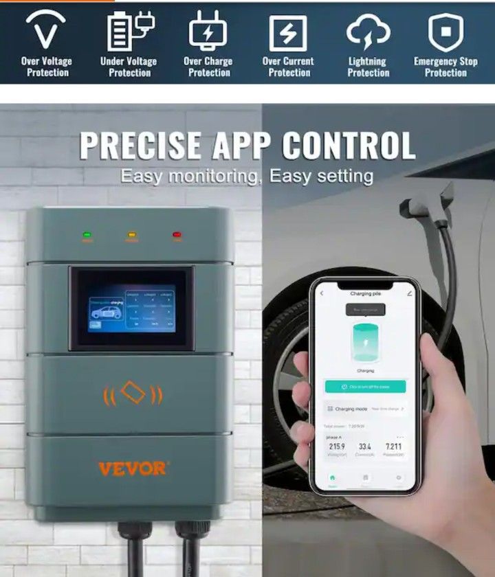 Vevor Ev Charger 48 AMPS Level 2