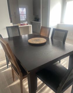 Rustic table and chairs