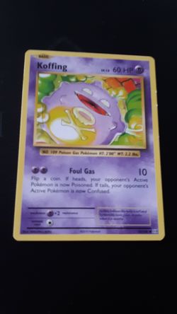 Koffing pokemon card
