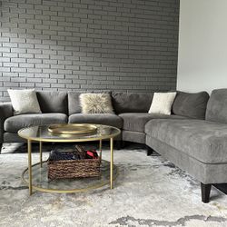 Custom Gray Couch 