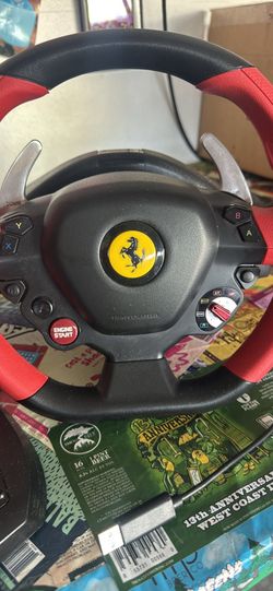 Thrustmaster - Ferrari 458 Spider Racing Wheel & Pedal Set for Xbox One
