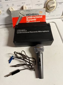 UNTESTED Microphone Unidirectional Highball Dynamic