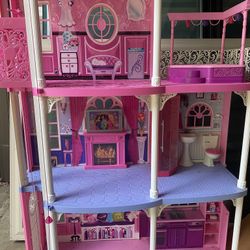 Barbie Dream house With Accessories/ Airplane/camper/ Kitchen And Cars
