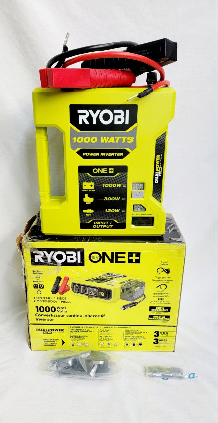 1000-Watt Max 12-Volt Automotive Power Inverter (Tool Only)