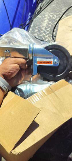 Scaffold Caster Wheel with Locking Bracket