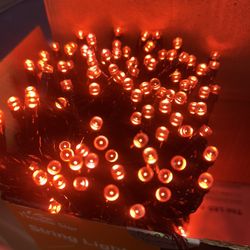 200 LED Orange Halloween Lights Outdoor 66FT 