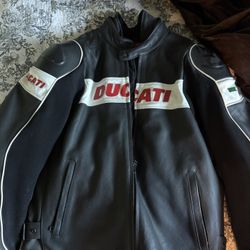 Ducati Dainese Motorcycle Leather Jacket