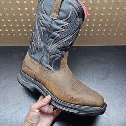 Size 10.5D Ariat Work Boots Soft Toe 