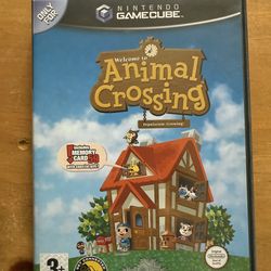 Animal Crossing PAL Nintendo GameCube with memory card