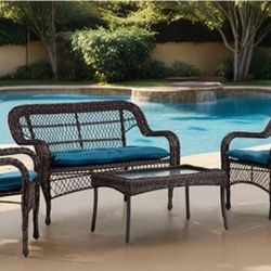4 Pc Outdoor Patio Furniture Set