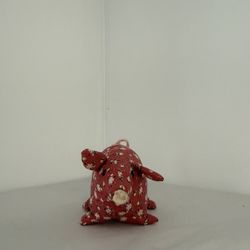 Fabric Pig Figurine