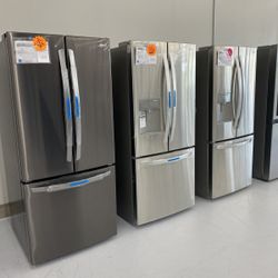 30in WIDE-Various Styles-LG French 3-Door Refrigerator-OPEN BOX