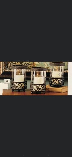 Home interior candle holders