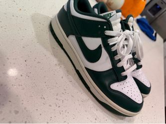 Michigan state dunk lows size 9.5