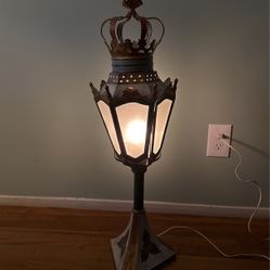 Vintage Tole Table Lamp