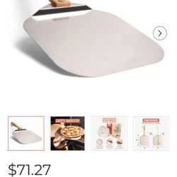 Chef Pomodoro Pizza Peel – Professional Wooden Pizza Paddle for Oven & Grill (Original $80)