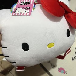 Hello Kitty Plush Backpack 